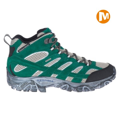 Merrell Moab 2 Mid Waterproof X Outdoor Voices Winterstiefel Herren Grün [DE-BPTYD]